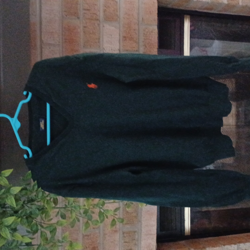 Hunter Green polo sweater